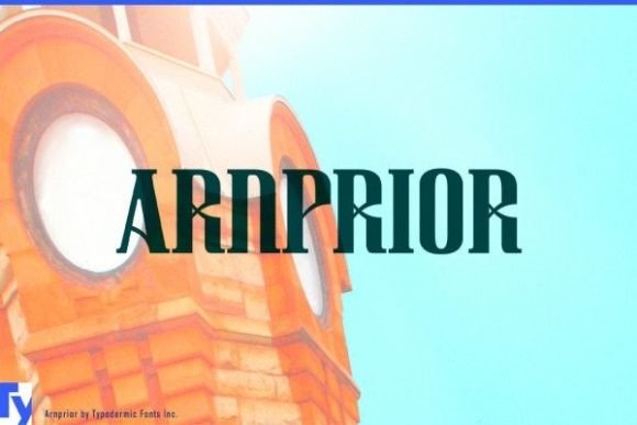 Arnprior: The Ornamental Display Font for Branding