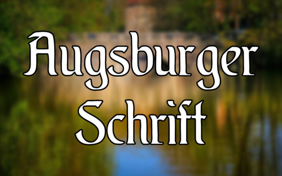 Augsburger Schrift: A Vintage Display Font for Bold Branding