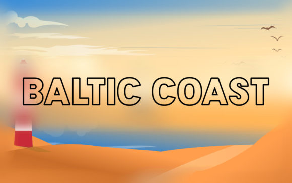 Baltic Coast: A Creative Display Font for Bold Branding