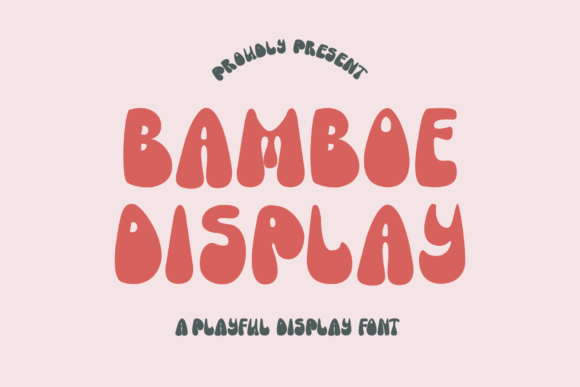 Bamboe Display: The Playful Font for Handmade Product Designs