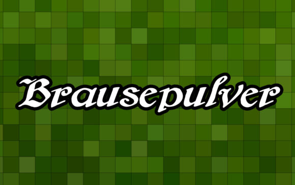 Brausepulver Display Font for Editorial Design