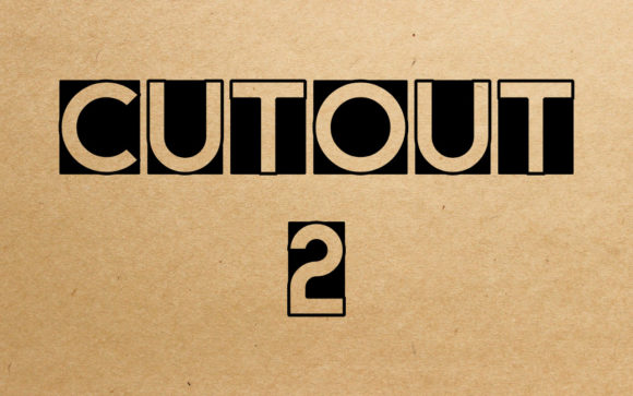 Cut Out 2: A Creative Cutout Font for Web Designers