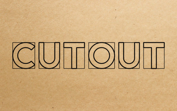 Cut Out: A Display Font for Confident Editorial Moods