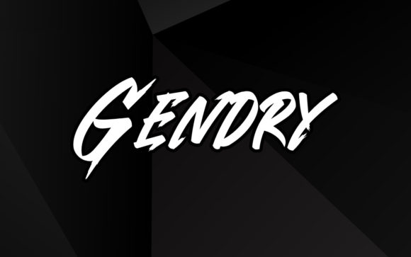 Gendry: A Display Font with Unique Brush Strokes