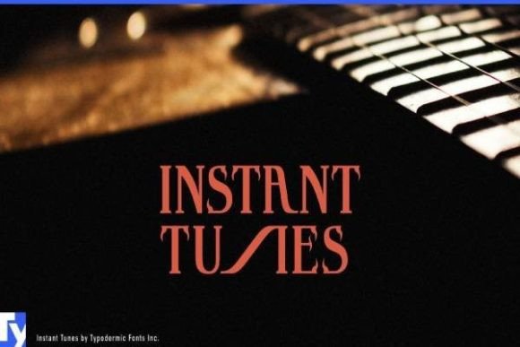 Give Your Brand a Voice with the Instant Tunes Display Font