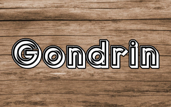 Gondrin: A Display Font for Bold Business Branding