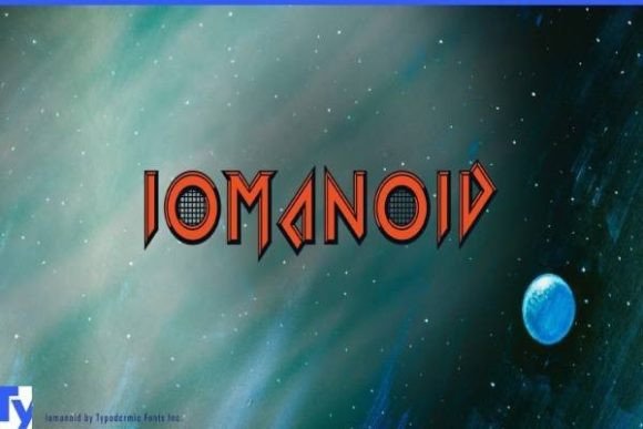 Iomanoid: The Retro Techno Typeface Makers Crave