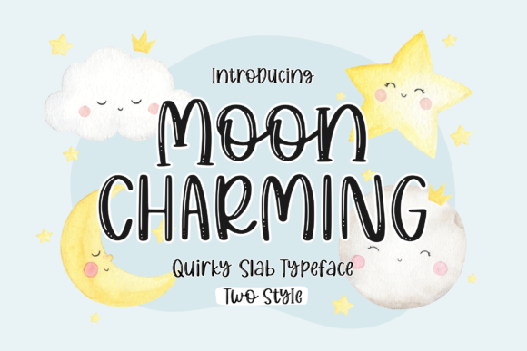Moon Charming: A Playful Typographic Duo for Digital Brands