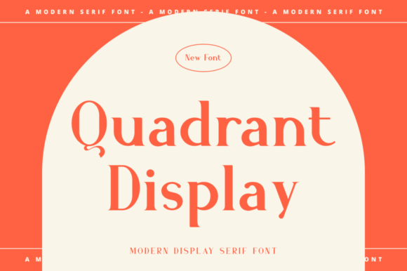 Quadrant Display: A Display Font Built for Editorial Clarity