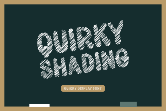 Quirky Shading: A Font That Sparks Creative Joy