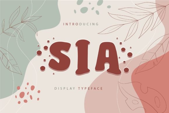 Sia Display Typeface: Your Craft's Perfectly Playful Partner