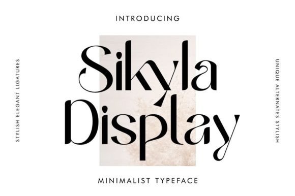 Sikyla Display: A Distinctive Font for Digital Branding