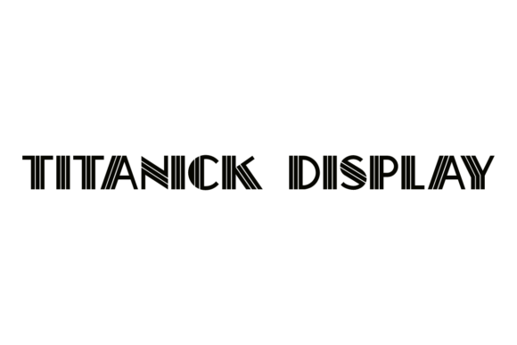 Titanick Display: A Multiline Web Font with Real Impact